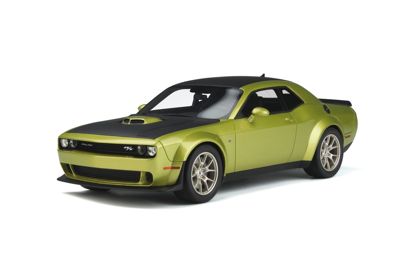 Dodge Challenger R/T Scat Pack Widebody 50th Anniversary Yellow - 1:18